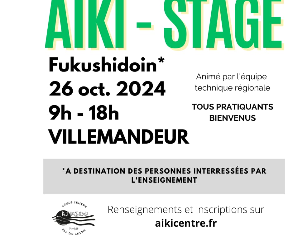 Affiche du stage